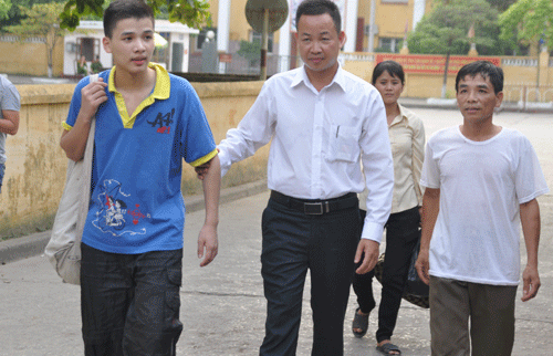 Hưng được trả tự do - Ảnh: Hà An