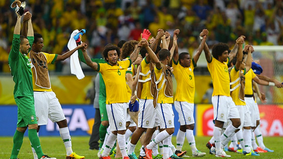 Brazil thể hiện sức mạnh vượt trội và xứng đáng với ngôi đầu bảng (Ảnh: Getty Images.)