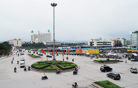 Trung tâm TP Móng Cái.