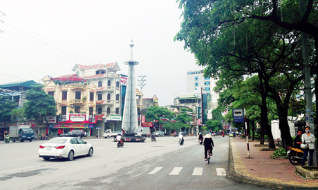 Một góc TP Cẩm Phả.