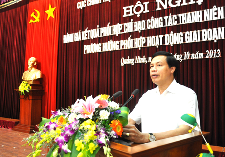 Đồng chí Nguyễn Đức Long, Phó Bí thư Tỉnh ủy, Chủ tịch HĐND tỉnh phát biểu chỉ đạo tại hội nghị