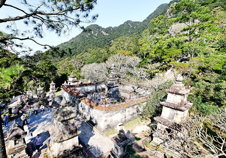 Chùa Hoa Yên (Khu di tích Yên Tử). Ảnh: Khánh Giang
