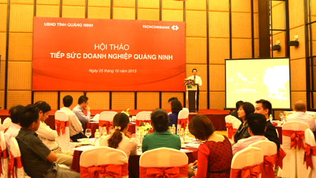Quang cảnh hội thảo Tiếp sức doanh nghiệp Quảng Ninh