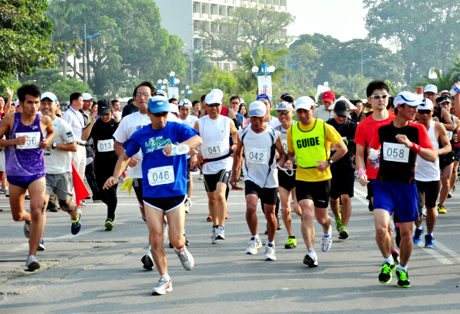 Giải đấu thu hút đông đảo VĐV tham gia.