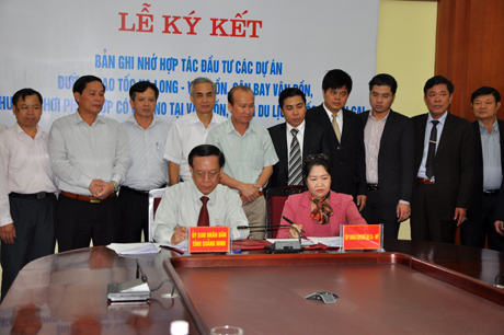 UBND tỉnh và Tập đoàn Đầu tư Curzon Delta (Mỹ) ký kết biên bản ghi nhớ hợp tác đầu tư