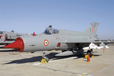 Chiến đấu cơ Mig-21 của không quân Ấn Độ.