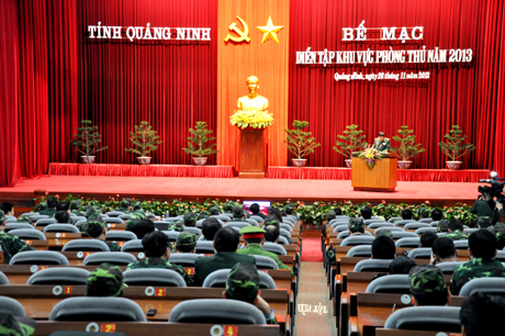 Quang cảnh lễ bế mạc.