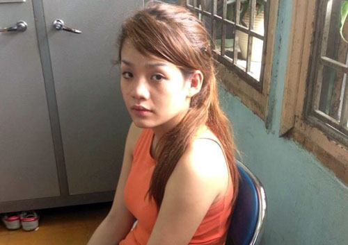 Trinh tại cơ quan điều tra. Ảnh: C.A
