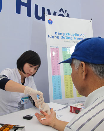 Tại Việt Nam, đa số người được chẩn đoán bị đái tháo đường khi đã có biến chứng. Ảnh: N.P.