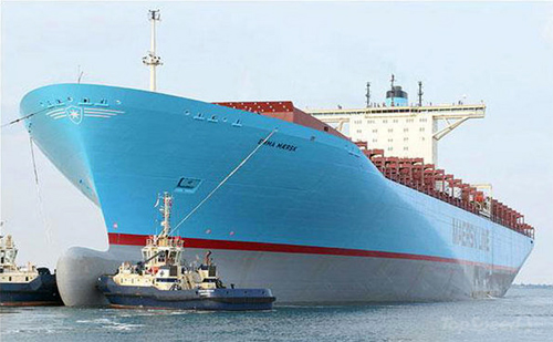 Động cơ lớn nhất thế giới cung cấp sức mạnh cho tàu container lớn nhất thế giới.
