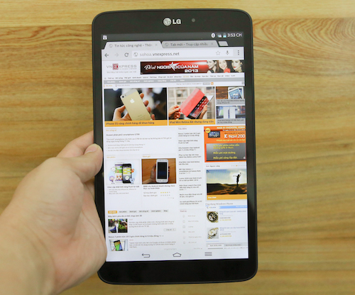 LG G Pad 8.3. Ảnh: Huy Đức.