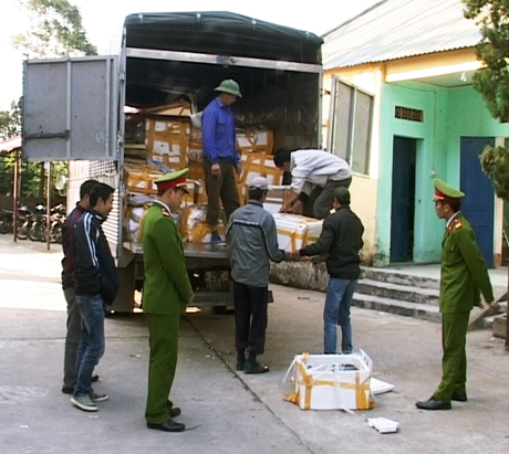 Kiển tra hơn 4 tấn động vật không rõ nguồn gốc xuất sứ tại 