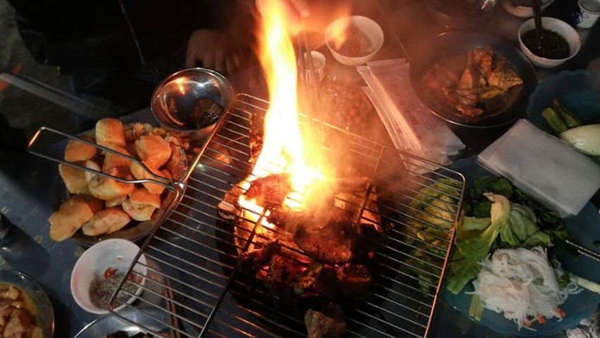 Đồ nướng rất được ưa chuộng trong mùa đông