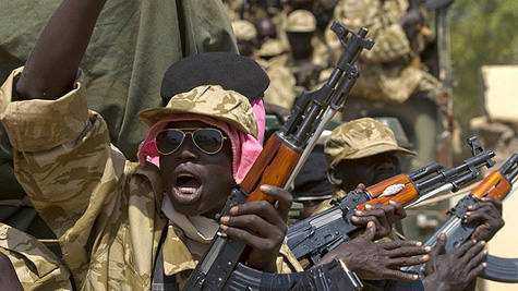Phiến quân ở Nam Sudan (ảnh: NationalTurk)