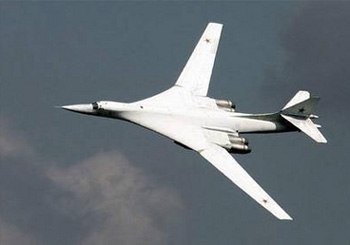 Máy bay ném bom Tu-160 của không quân Nga. (Ảnh: Reuters)