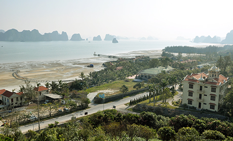 Một góc Khu du lịch Bãi Dài.