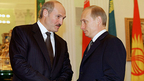 Tổng thống Putin với người đồng cấp Tổng thống Belarus Alexander Lukashenko