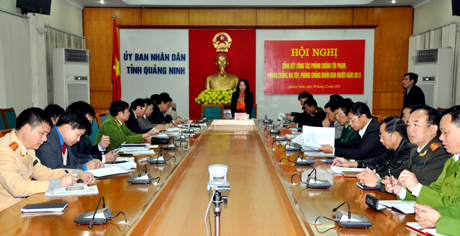 Đồng chí Vũ Thị Thu Thủy, Phó Chủ tịch UBND tỉnh, Trưởng BCĐ 138 tỉnh kết luận hội nghị.