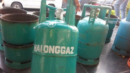 Một vụ vi phạm sang chiết gas trái phép bị xử lý. (Ảnh minh họa)