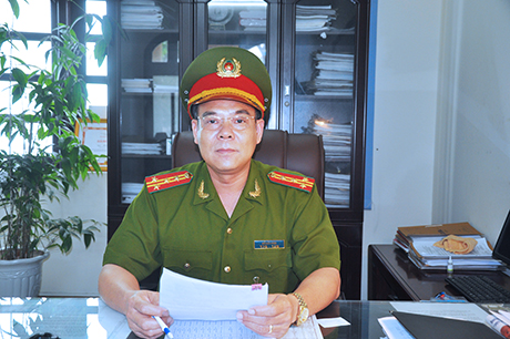 Đại tá Đỗ Đức Vinh, Phó Trưởng Công an TP Hạ Long.