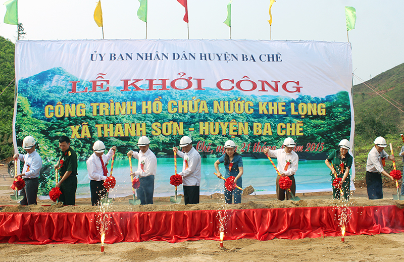 Giải quyết kiến nghị của cử tri huyện Ba Chẽ, UBND tỉnh đã bố trí 12 tỷ đồng để huyện đầu tư công trình hồ chứa nước Khe Lọng. Ảnh: Ngọc Lợi (CTV)