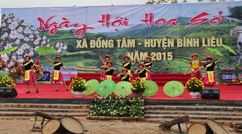 Biểu diễn văn nghệ tại lễ khai mạc.