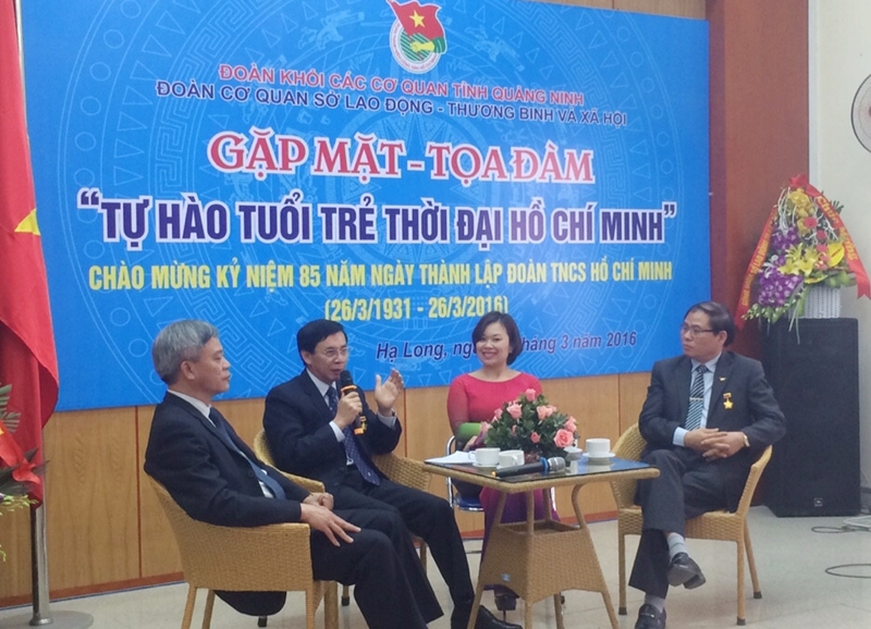 Lãnh đạo Sở LĐ-TB&XH chia sẻ, trao đổi tại buổi tọa đàm.