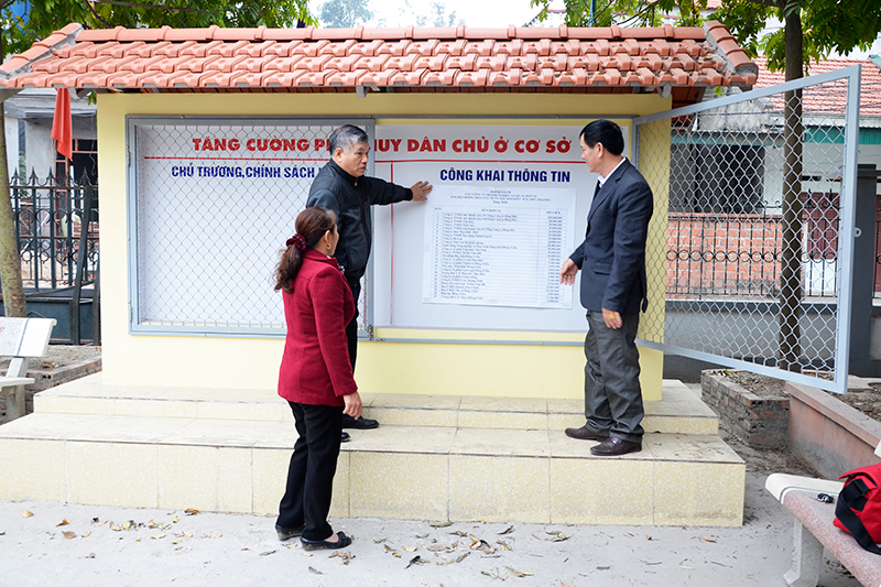 Tỉnh Quảng Ninh công khai thông tin để nhân dân biết và tham gia giám sát cùng Đảng.