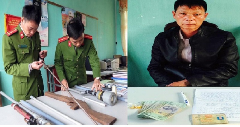 Do làm tốt công tác quản lý địa bàn, nên Công an huyện đã kịp thời phát hiện, thu giữ linh kiện các đối tượng mua qua mạng để về chế tạo súng và bắt giữ đối tượng trộm cắp 20 triệu, 4 chỉ vàng ở tỉnh Bắc Kạn đến địa phương ẩn náu.