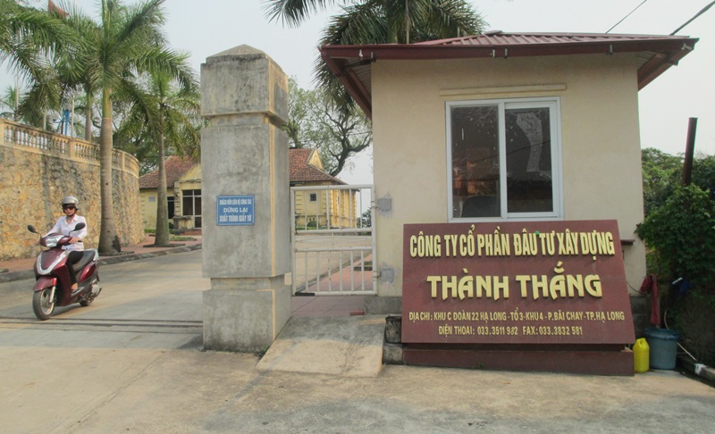 Công ty CP Đầu tư xây dựng Thành Thắng (TP Hạ Long) là doanh nghiệp nợ đọng BHXH trong nhiều năm.
