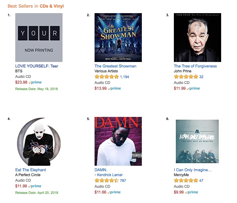 Album mới của BTS chưa phát hành đã đứng đầu danh sách album bán chạy trên Amazon