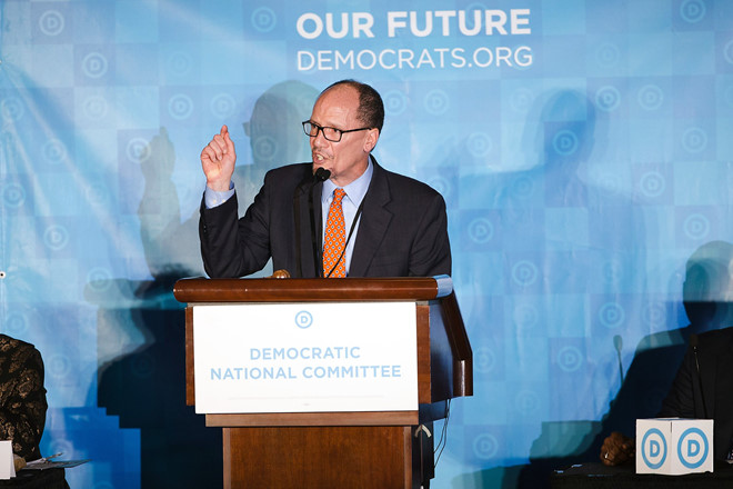 Chủ tịch đảng Dân chủ Tom Perez. Ảnh: NYT.
