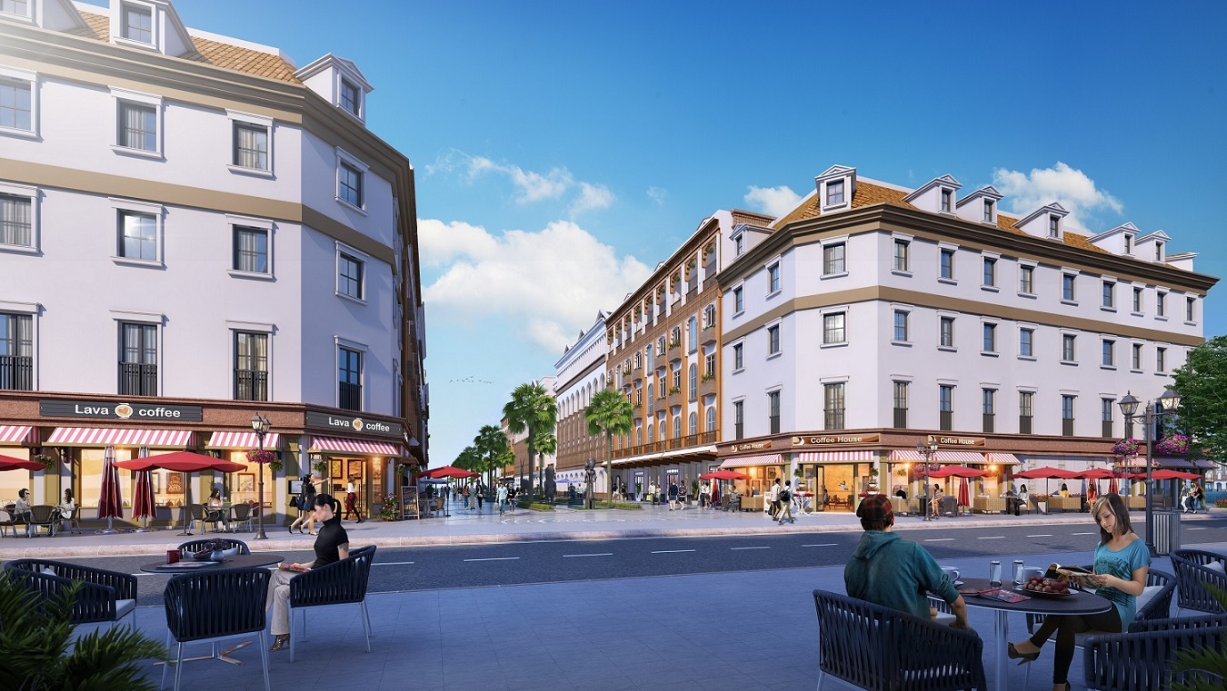 Phân khu shophouse Morocco của dự án Sun Plaza Grand World