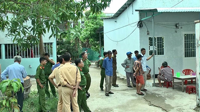 Phòng trọ nơi xảy ra án mạng khiến nam sinh Trường THPT Thới Bình tử vong.