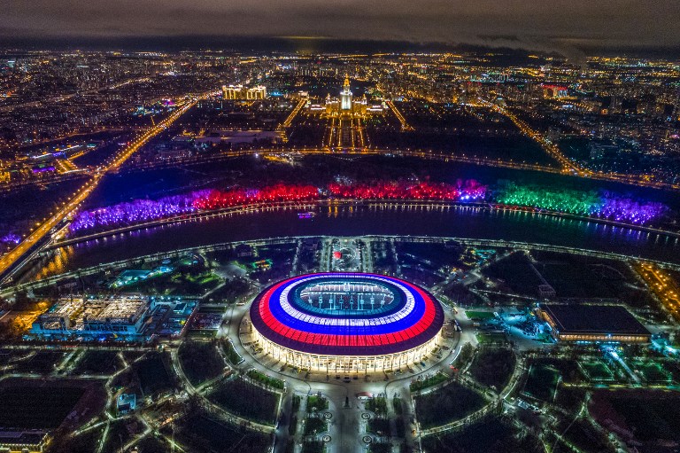 Moscow là thành phố duy nhất tại World Cup 2018 ở Nga có 2 sân vận động thi đấu, gồm: Sân vận động Spartak (còn gọi là Otkritie Arena) và sân vận động Luzhniki là sân vận động lâu đời nhất và lớn nhất trong giải đấu và sẽ tổ chức trận đấu khai mạc, một trận bán kết và trận chung kết World Cup vào ngày 15 tháng 7. 