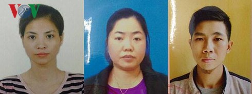 Các đối tượng của vụ lừa đảo