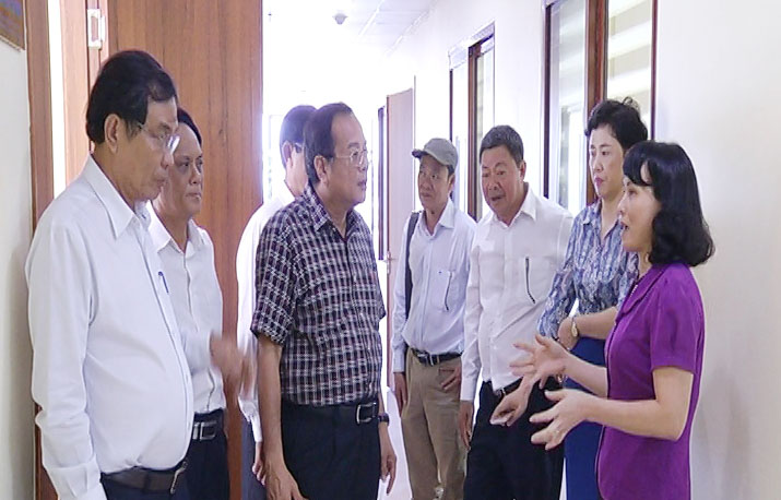 Đoàn công tác tỉnh Bình Thuận thăm quan mô hình hợp tác công tư trong triển khai xây dựng trụ sở Liên cơ quan số 4 của tỉnh Quảng Ninh