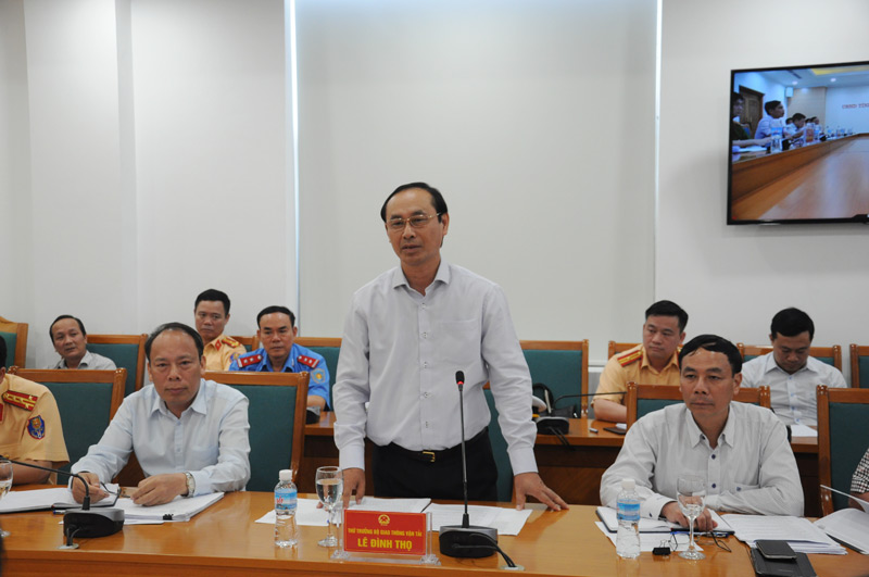 Đồng chí Lê Đình Thọ, Thứ trưởng Bộ GTVT, Ủy viên Thường trực ATGT quốc gia