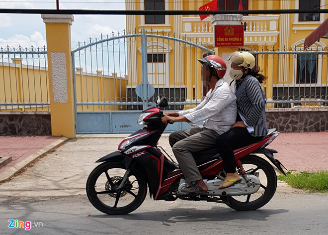 Trụ sở Công an phường 8, TP Sóc Trăng. Ảnh: Việt Tường.