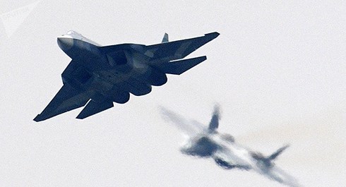 Tiêm kích Sukhoi Su-57. Ảnh: Sputnik.