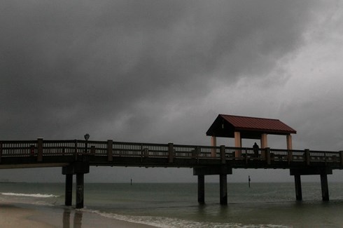 Hàng nghìn người dân bang Florida của Mỹ ngày 27/5 đã sơ tán sau khi cơn bão Alberto tiếp tục mạnh lên và hướng lên phía bắc qua Vịnh Mexico. Ảnh: Nypost