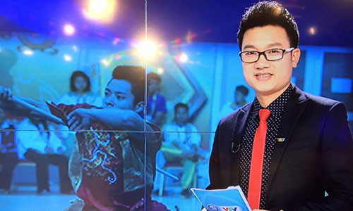 BTV Minh Tiệp là MC của một số chương trình thể thao trên sóng VTV.