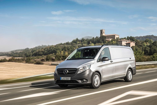 Dòng xe Mercedes Vito động cơ diesel 1,6 lít bị cáo buộc gian lận khí thải.
