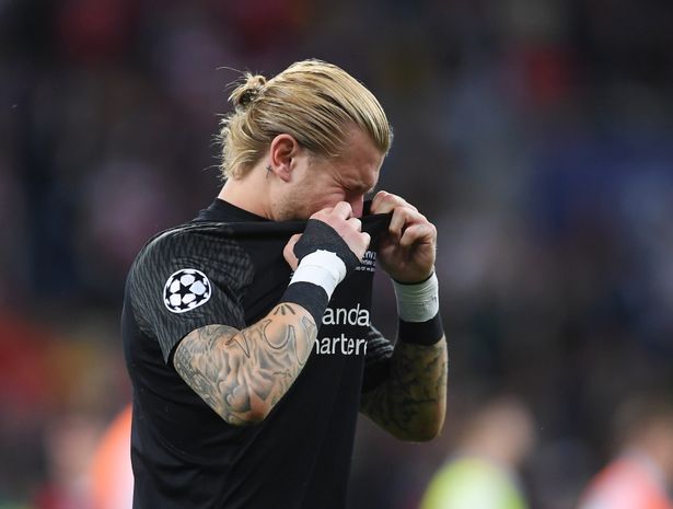  Nỗi thất vọng Karius. Ảnh: Getty Images.