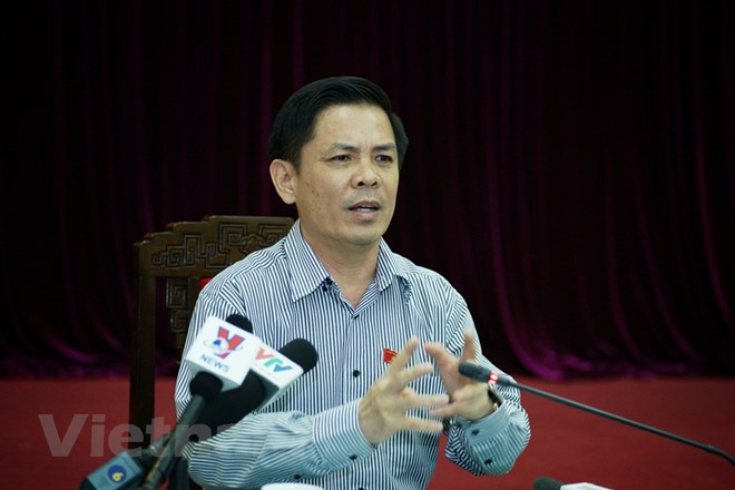 Bộ trưởng Bộ Giao thông Vận tải Nguyễn Văn Thể sẽ chịu trách nhiệm trước Đảng và Nhà nước về các vụ tai nạn giao thông đường sắt vừa qua. (Ảnh: Việt Hùng/Vietnam+)