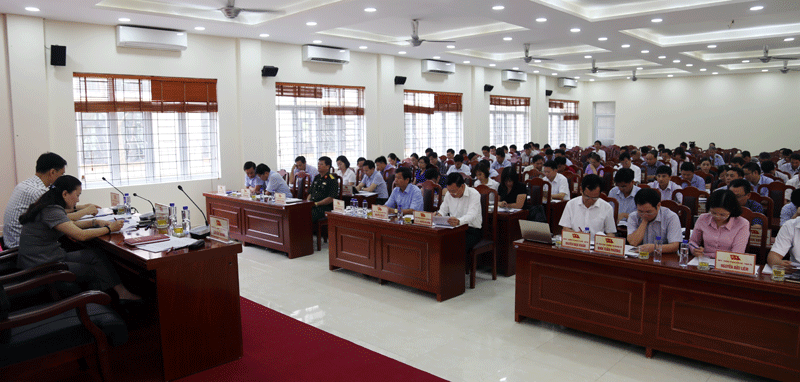 Quang cảnh hội nghị.