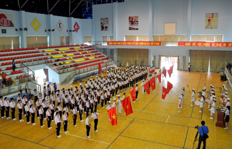 Quang cảnh hội thi.