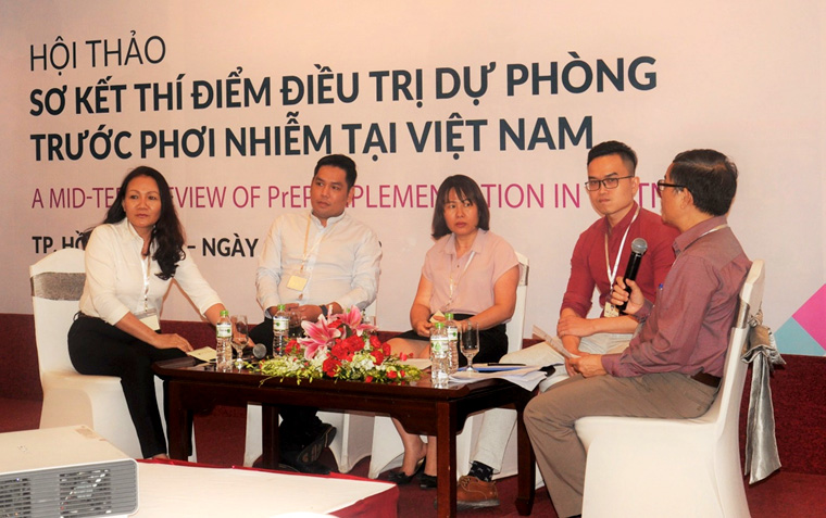 Hội thảo thí điểm điều trị Dự phòng trước phơi nhiễm HIV tại Việt Nam - Ảnh: MK