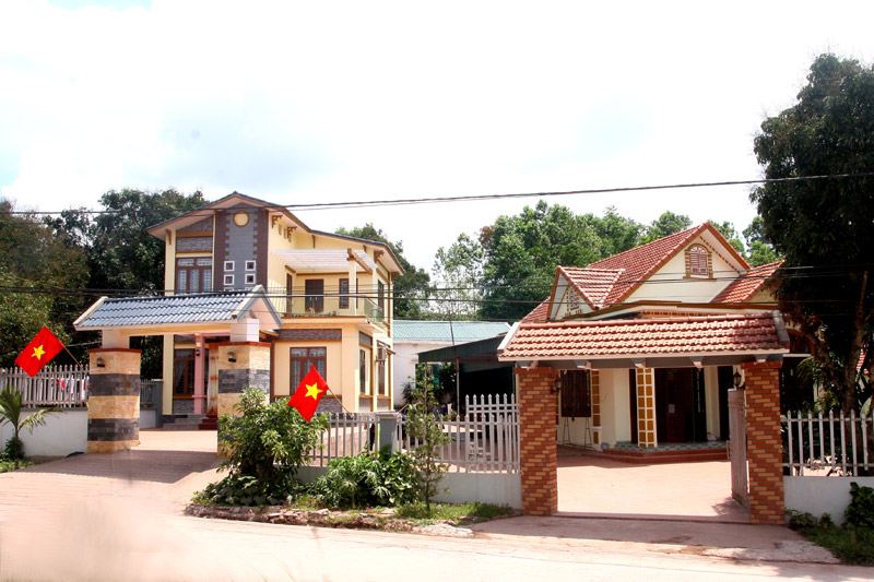  Diện mạo xã Đài Xuyên ngày một đổi thay.