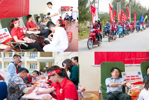Chương trình hiến máu tình nguyện lần đầu tiên được tổ chức tại huyện đảo Cô Tô vào ngày 4/4/2018.